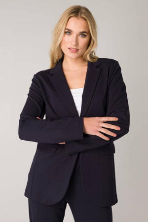 getailleerde blazer Yace donkerblauw