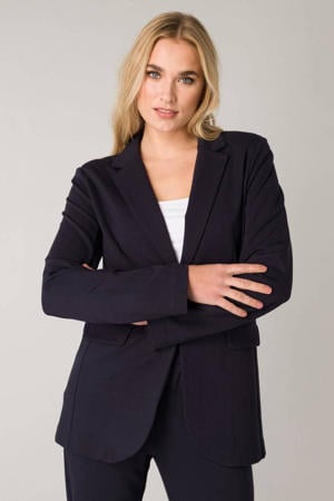 getailleerde blazer Yace donkerblauw