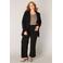 Base Level Curvy blazer zwart