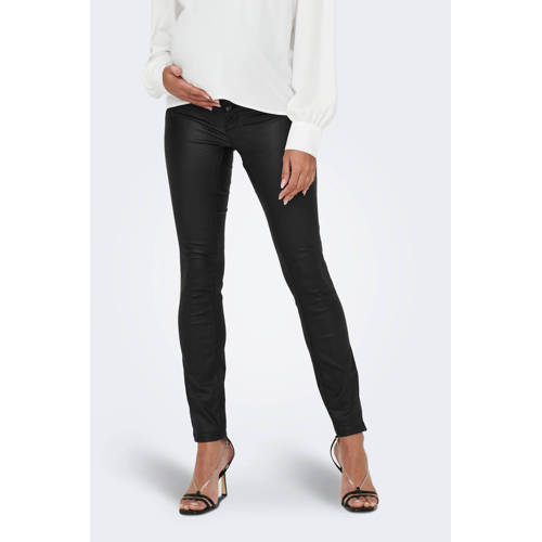 ONLY MATERNITY low waist skinny zwangerschapsjeans OLMKENDELL zwart afbeelding