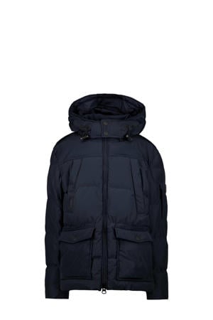 gewatteerde winterjas OTIS donkerblauw