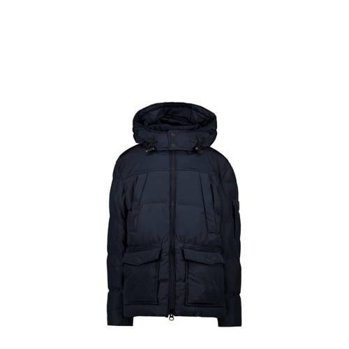 Airforce gewatteerde winterjas OTIS donkerblauw afbeelding