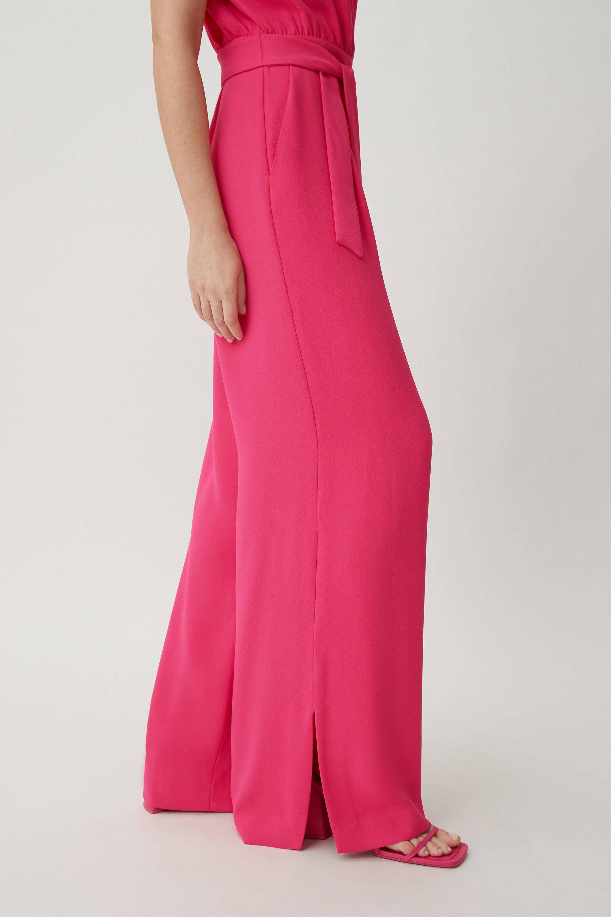 Comma jumpsuit cheap roze