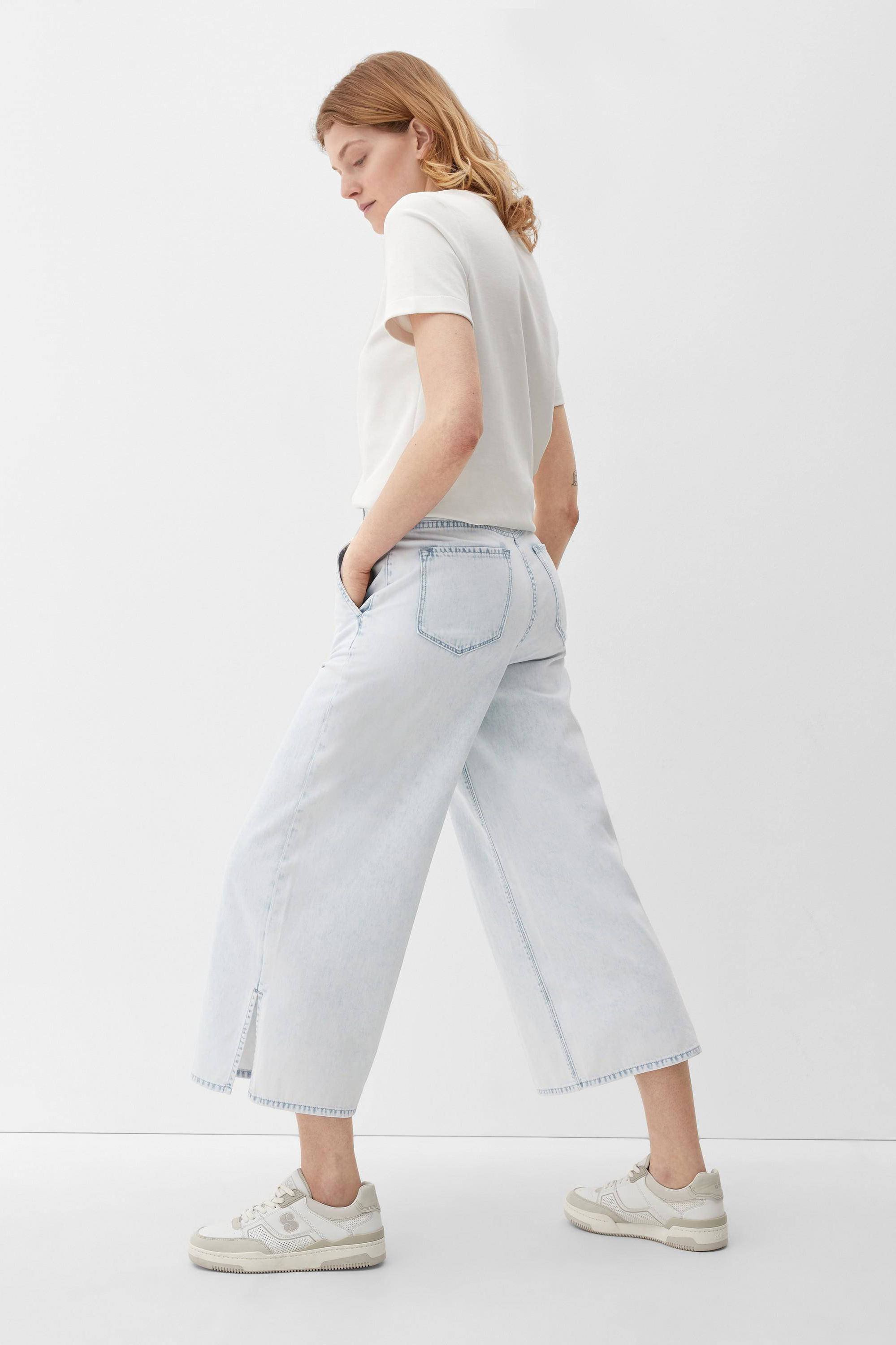 S.Oliver Unisex Kinder Jeans Wide Leg - Loose Fit Mit 5-Pocket Design