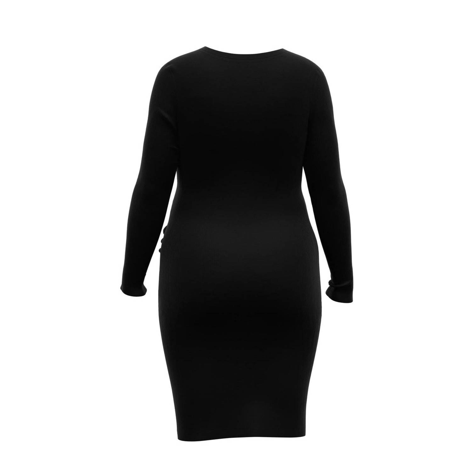 PIECES Maternity zwangerschapsjurk PMTEGAN zwart