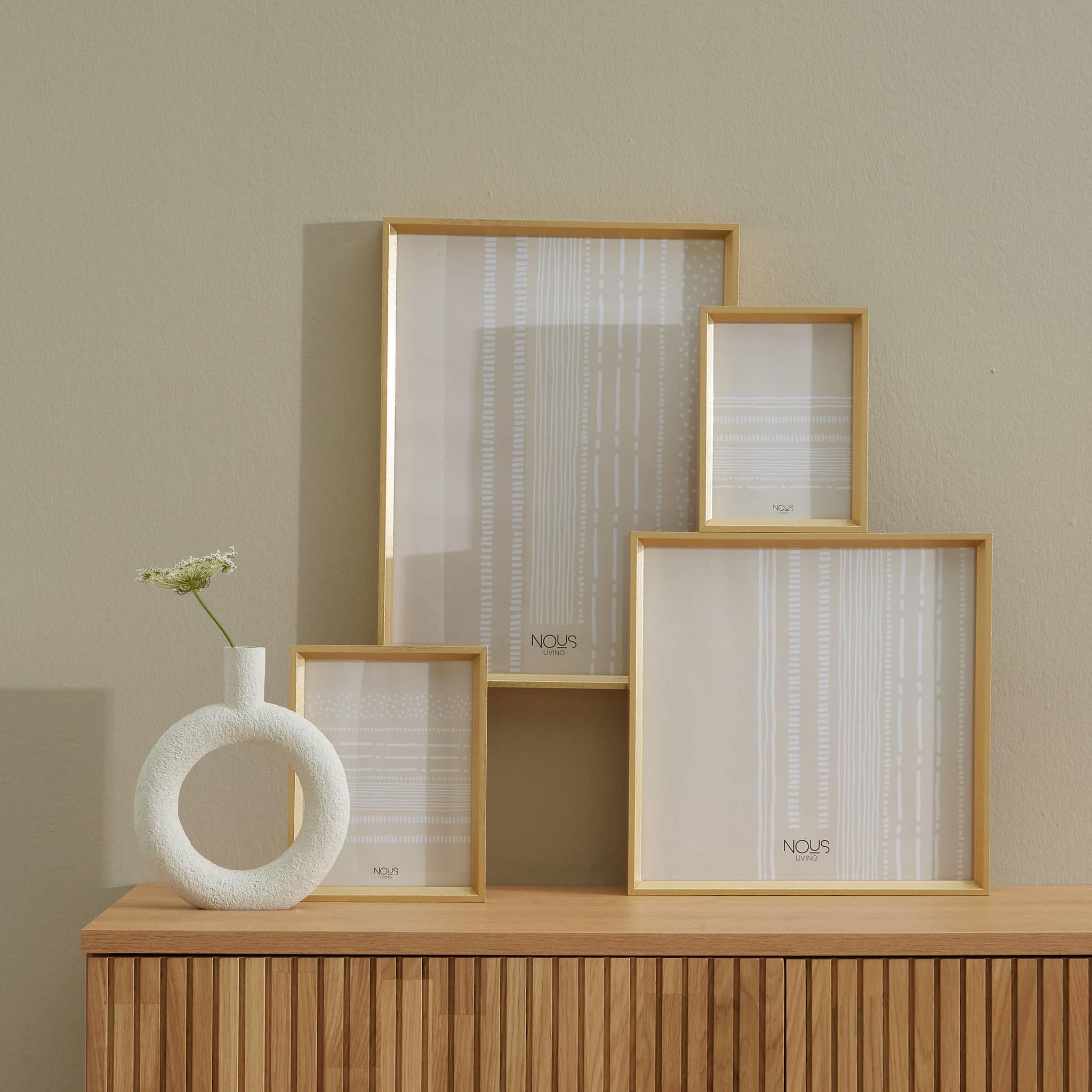 NOUS Living fotolijst Faceted edge (30x30 cm) - Afbeelding 2