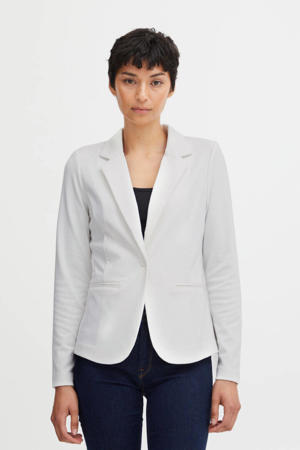 getailleerde blazer IHKATE wit