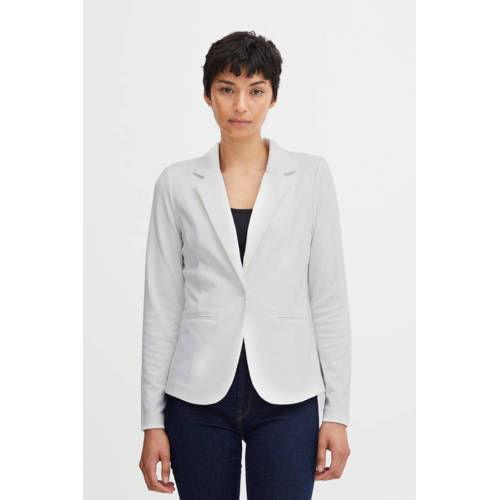 ICHI getailleerde blazer IHKATE wit afbeelding