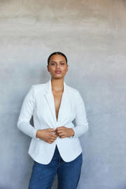 thumbnail: ICHI getailleerde blazer IHKATE wit