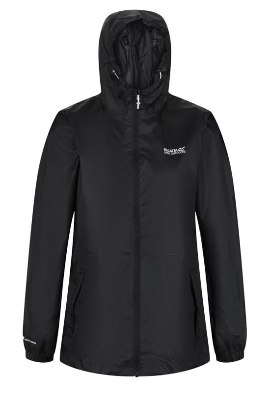 zwarte outdoor regenjassen dames