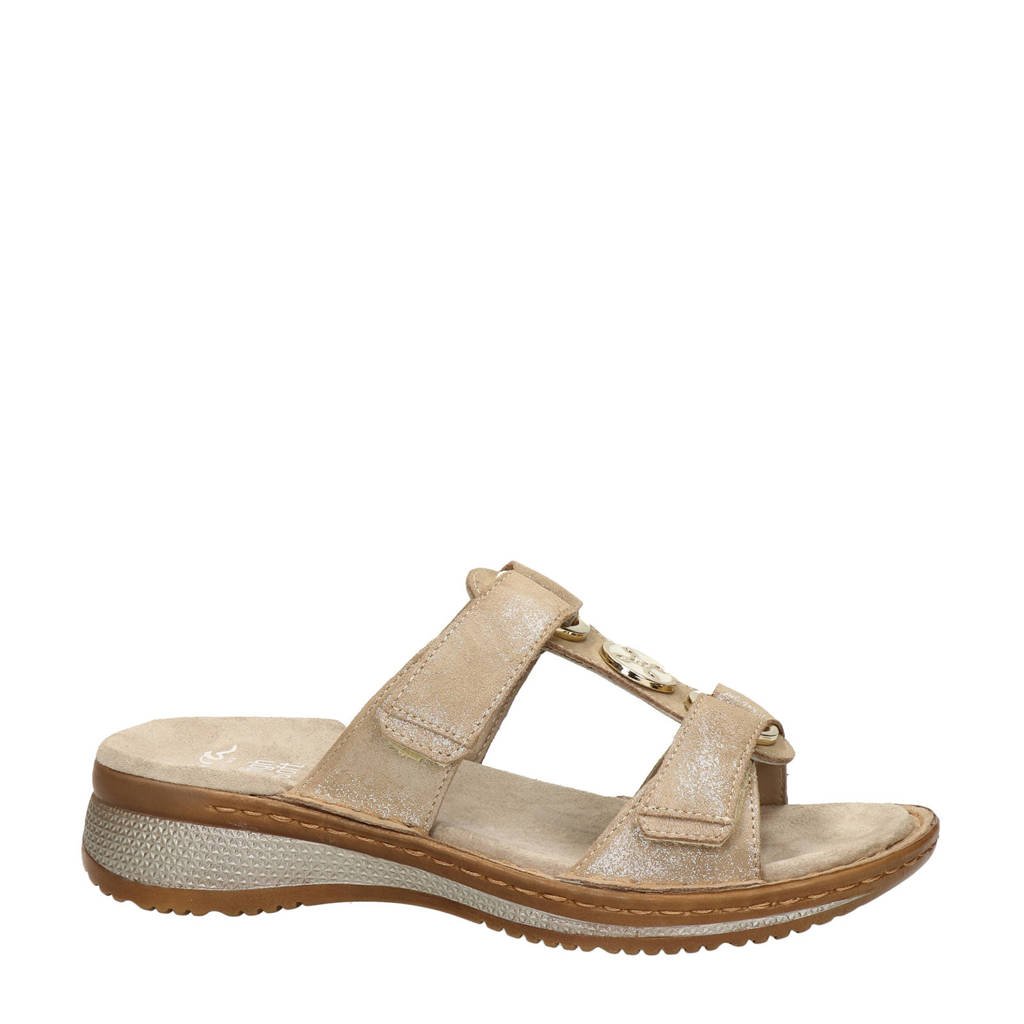 Ara Hawaii comfort slippers beige wehkamp