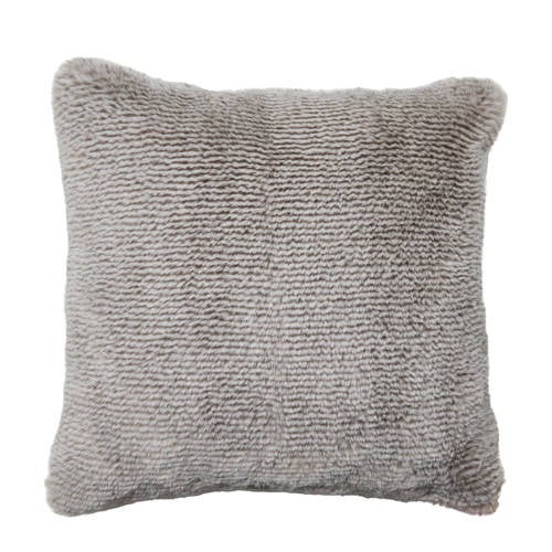 NOUS Living sierkussenhoes Puvi (45x45 cm) - Grijs