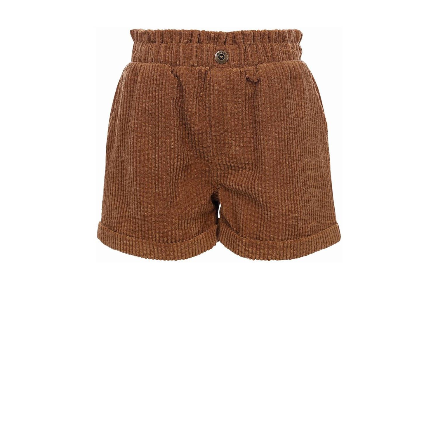 LOOXS little corduroy paperbag short bruin Korte broek Effen 104