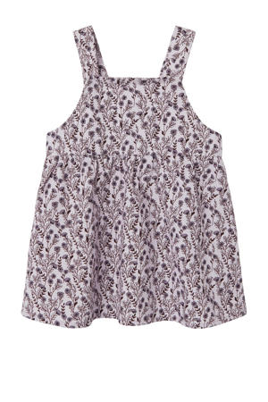 baby overgooier NBFLOSANNE met all over print lila
