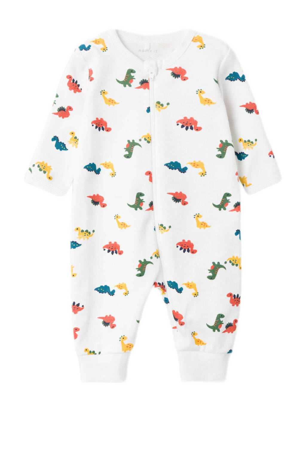 baby pyjama NBMNIGHTSUIT met all over print wit/multicolor