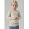 NAME IT MINI ribgebreide longsleeve zand melange