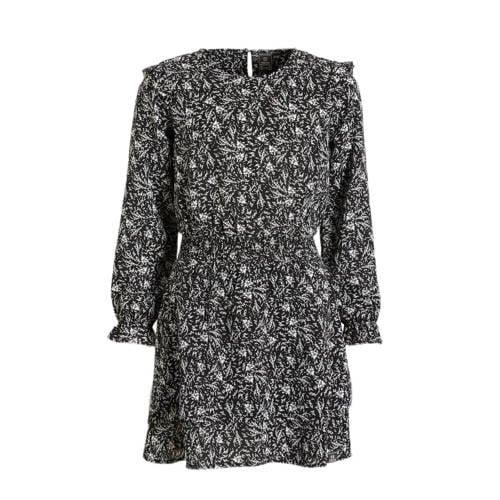 Indian Blue Jeans jurk met all over print zwart/wit afbeelding