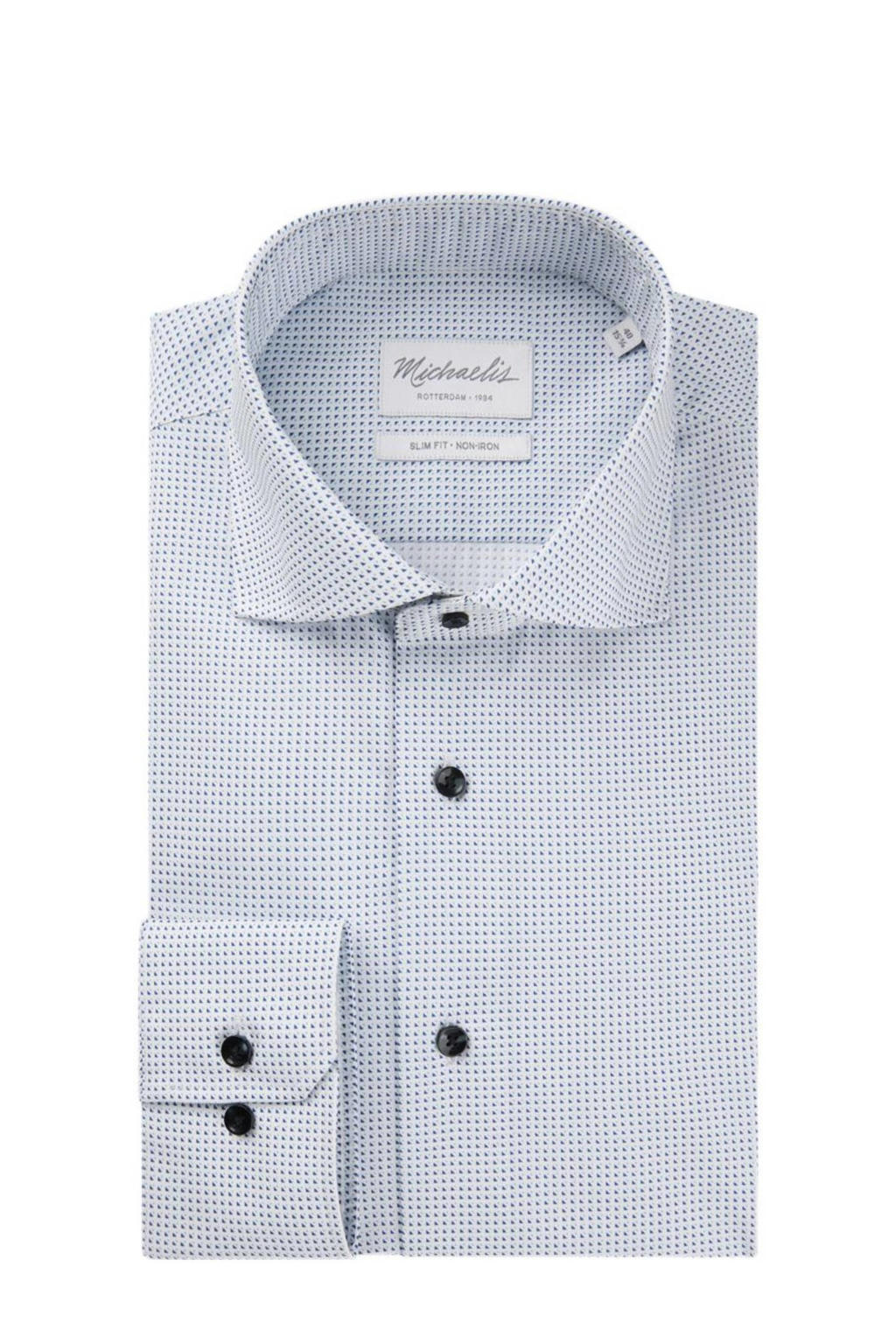 Profuomo Strijkvrij slim fit overhemd met fijn streepprint • Lichtblauw • de Bijenkorf Profuomo Strijkvrij slim fit overhemd met fijn streepprint • Lichtblauw • de Bijenkorf