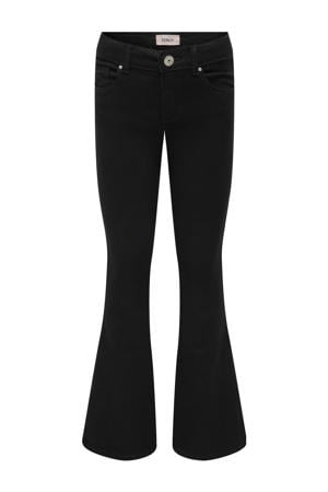 flared jeans KOGROYAL LIFE black denim
