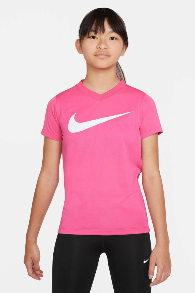 Jumping jack gemak Daarom Nike T-shirt roze/wit kopen? | Morgen in huis | wehkamp