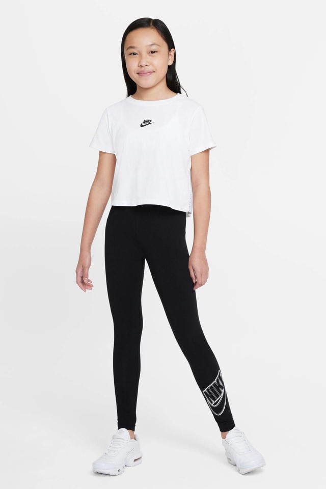 technisch periode Primitief Nike legging zwart/wit | wehkamp