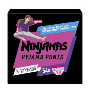 Wehkamp Pampers Ninjamas Pyjama Pants luierbroekjes Maat 8 Meisje (27-43kg) - 54 stuks maandbox aanbieding