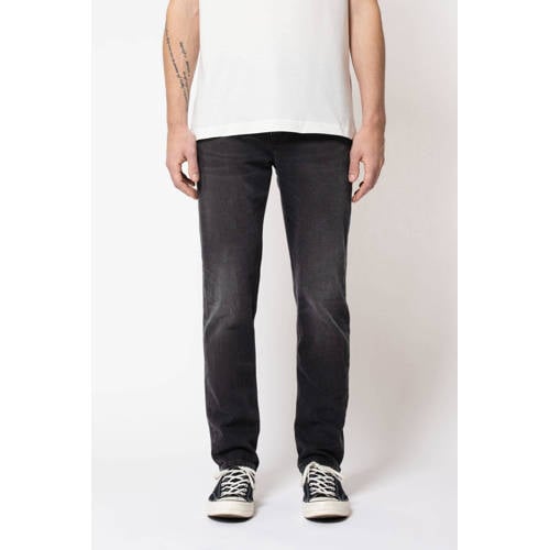 Nudie Jeans regular fit jeans Steady Eddie II black change afbeelding