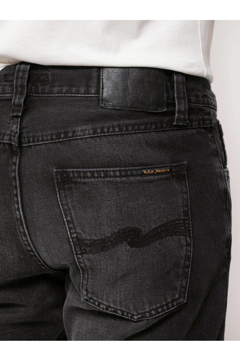 Nudie Jeans tapered fit jeans Steady Eddie II black change wehkamp