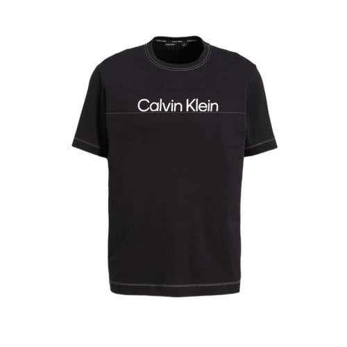 CALVIN KLEIN PERFORMANCE sportshirt zwart/wit