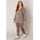 Base Level Curvy top Alize taupe