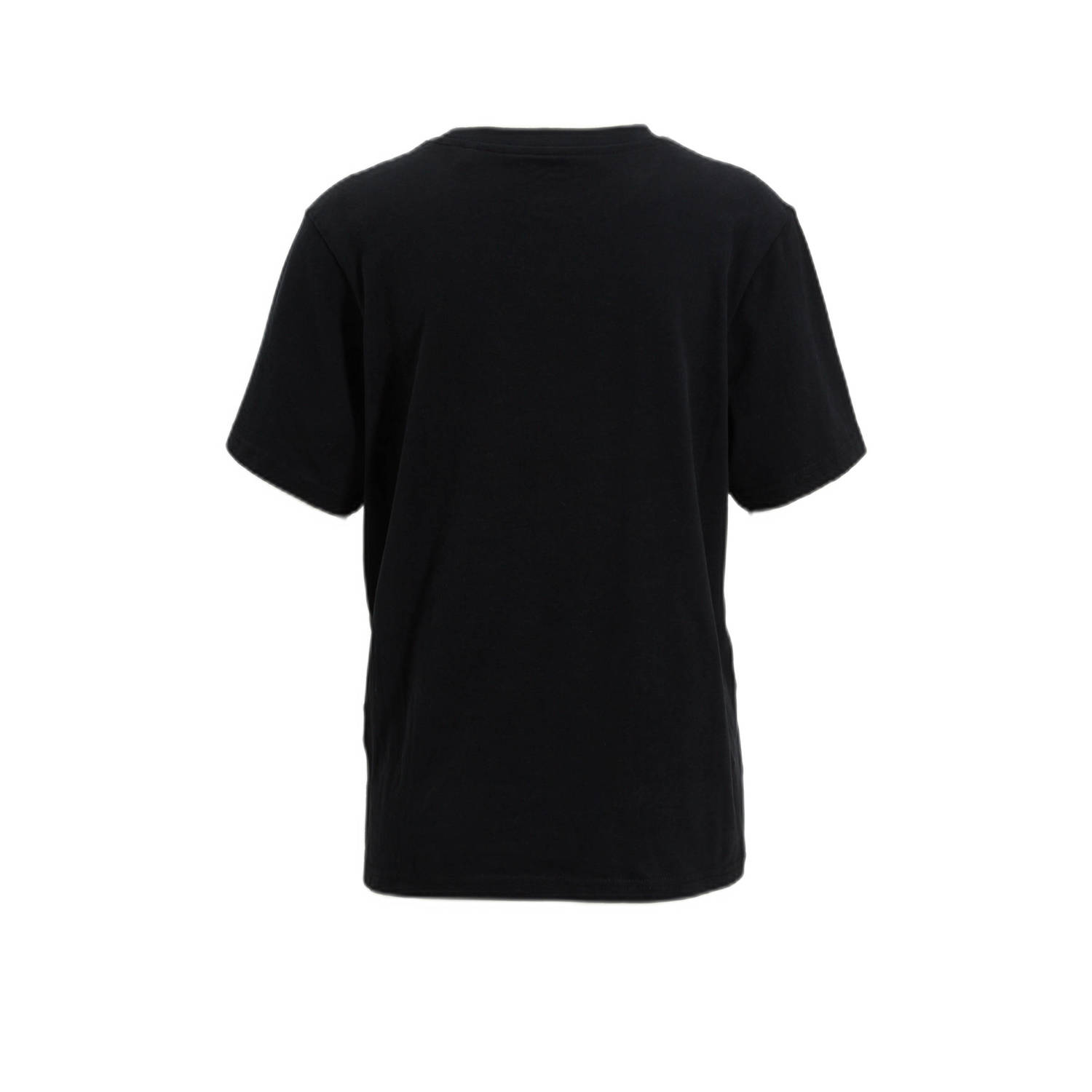 anytime T-shirt met print opdruk zwart