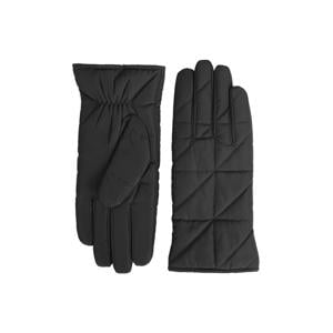doorgestikte handschoenen Emira zwart