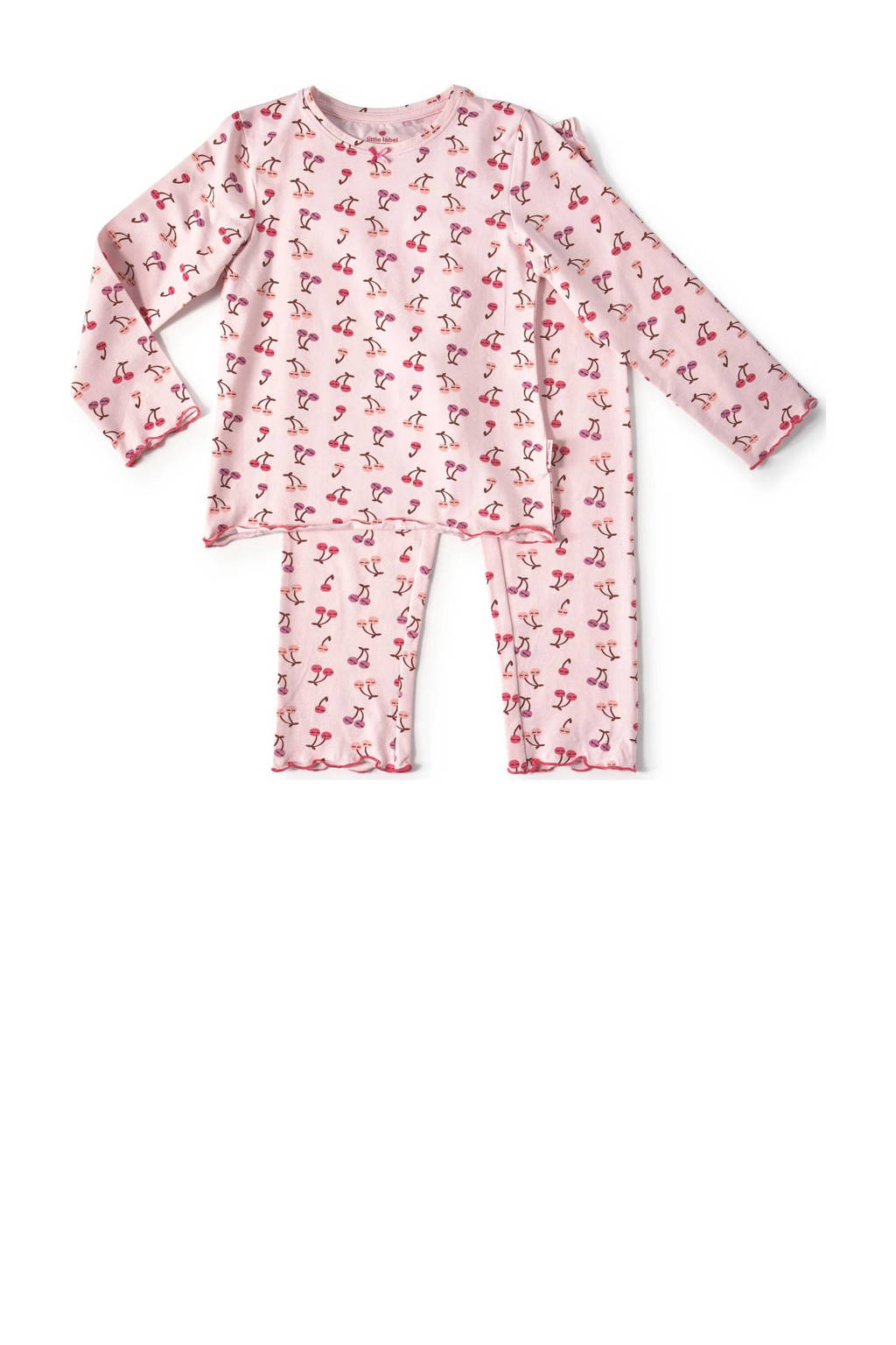 pyjama met all over print roze