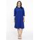 YOEK blousejurk DOLCE van travelstof blauw