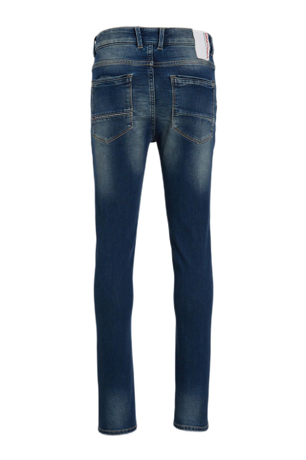Vingino skinny jeans Amos mid blue wash | wehkamp