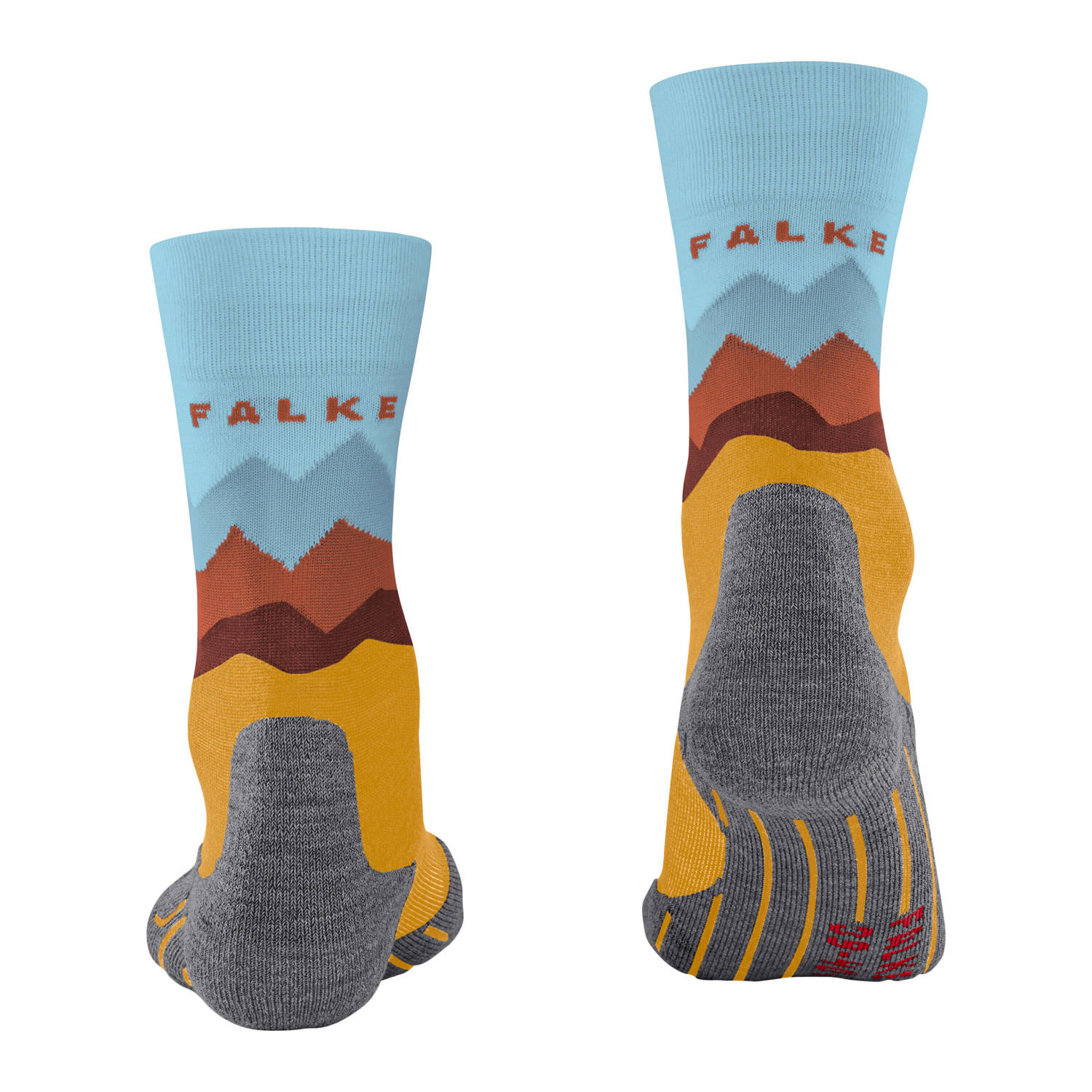 FALKE Sport TK2 Explore Women wandelsokken blauw geel