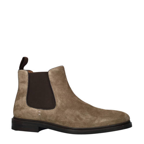 Nelson suède chelsea boots taupe