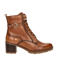 Pikolinos Llanes leren veterboots cognac
