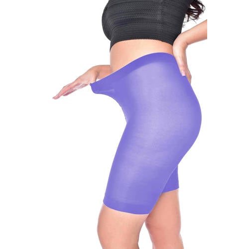 Pamela Mann Plus biker short paars