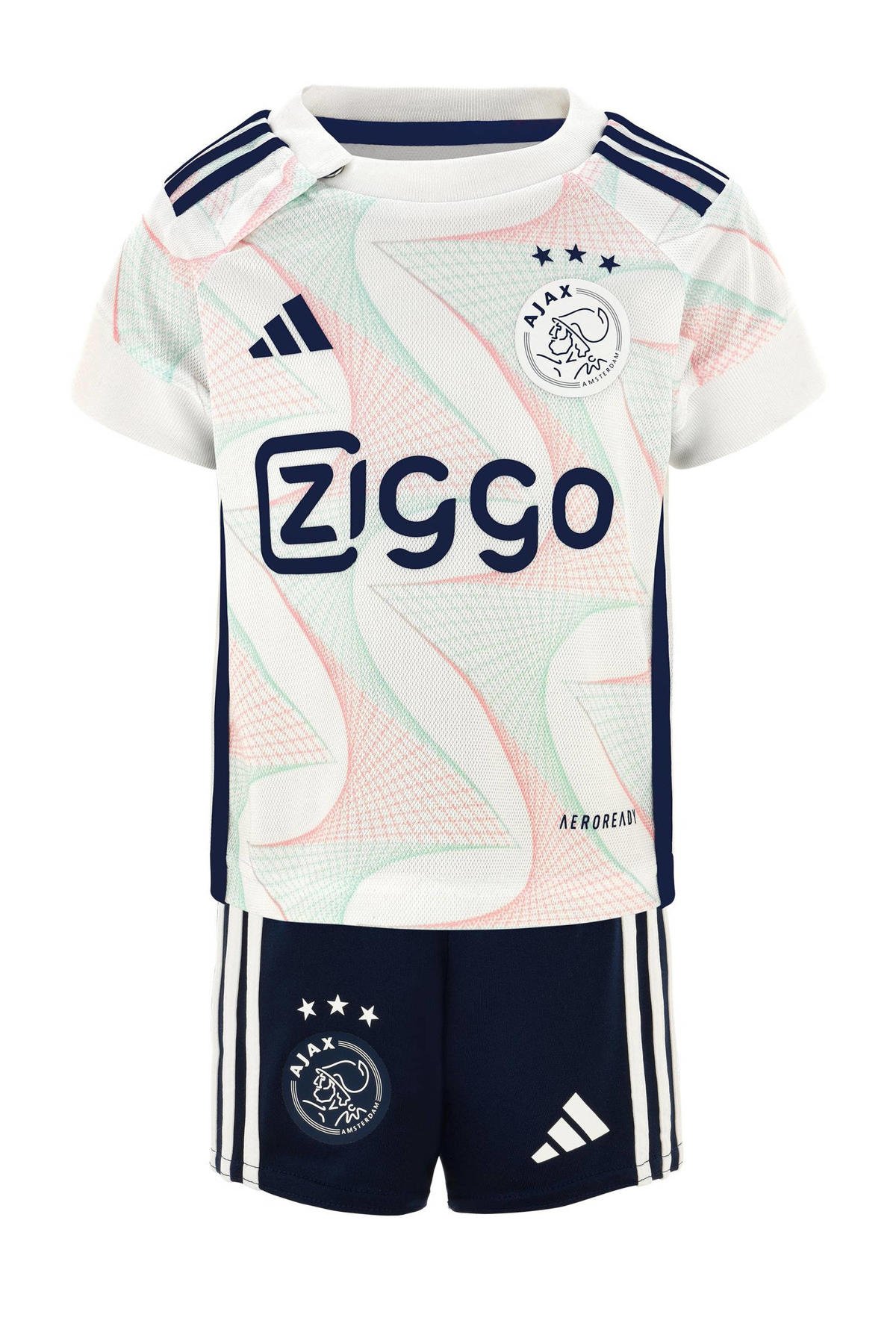 Scheiding Goederen Stratford on Avon adidas Performance Ajax Amsterdam 23/24 T-shirt+short uit baby | wehkamp