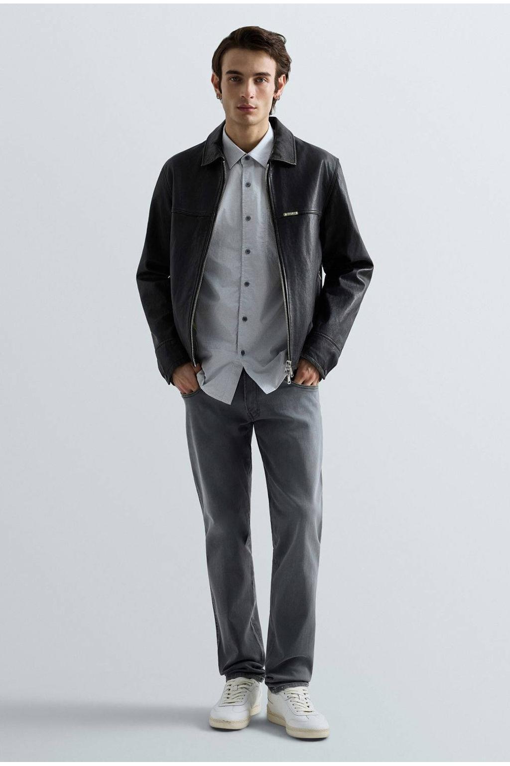 REPLAY slim fit jeans ANBASS dark grey