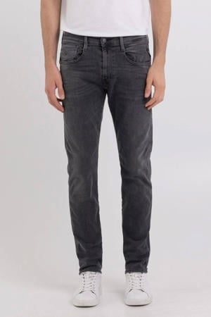 slim fit jeans ANBASS hyperflex dark grey