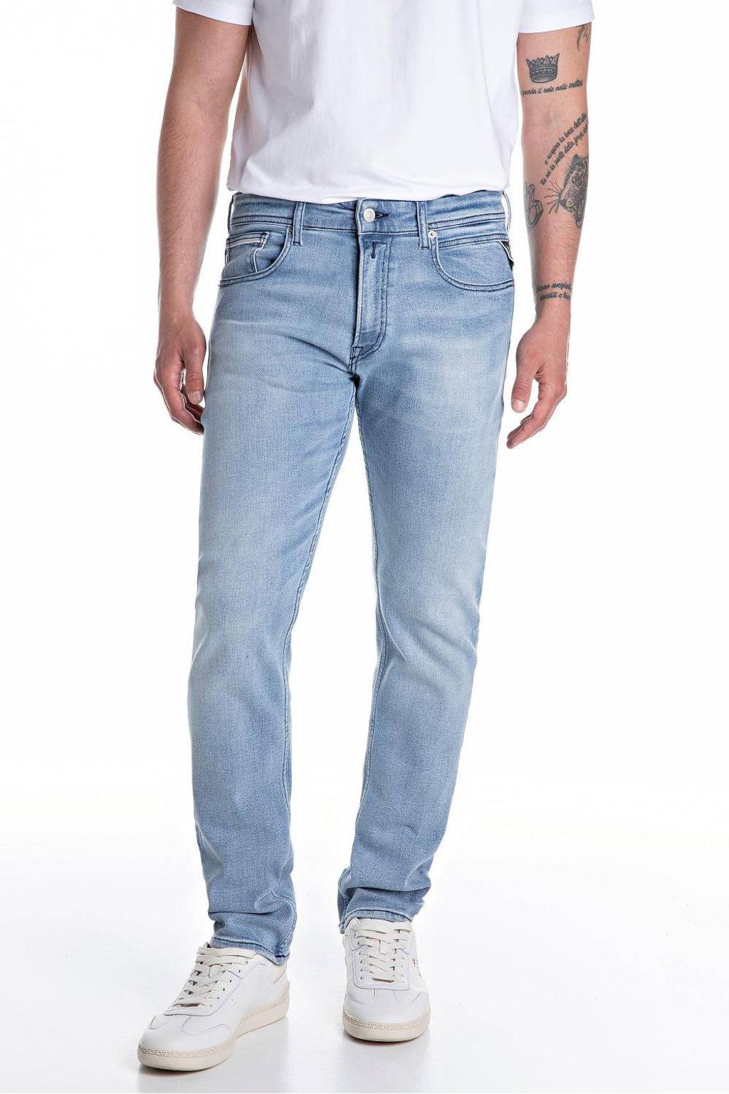 REPLAY GROVER straight leg jeans light blue