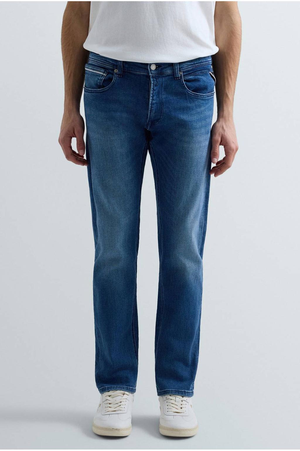 REPLAY GROVER straight leg jeans medium blue