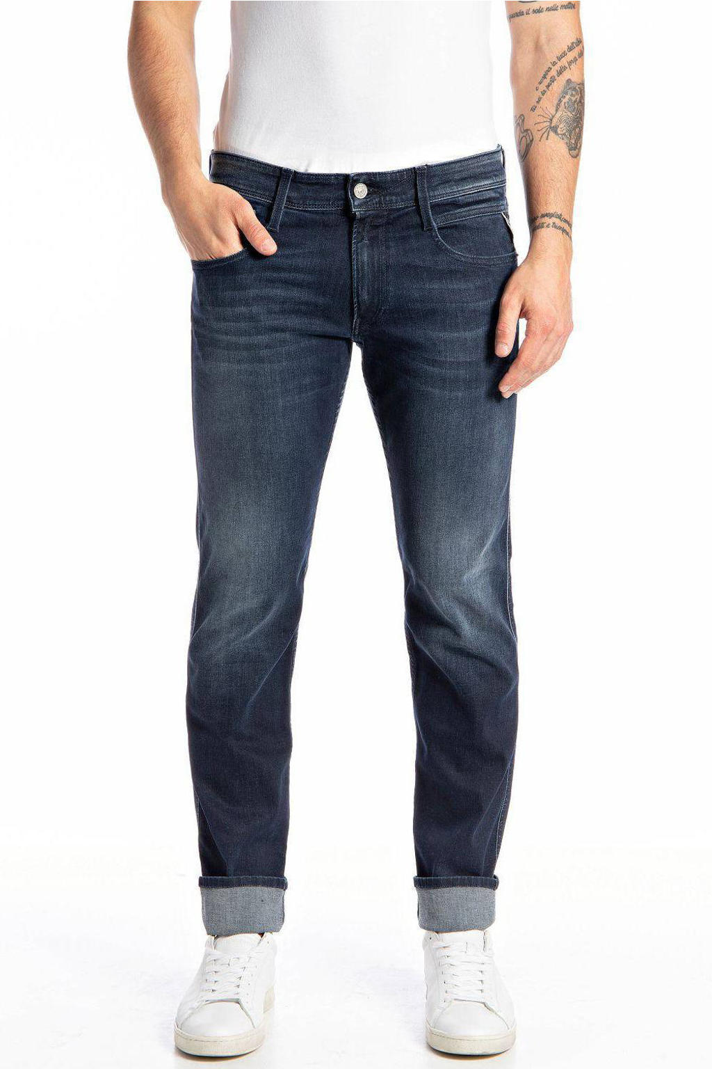 REPLAY slim fit jeans ANBASS dark blue