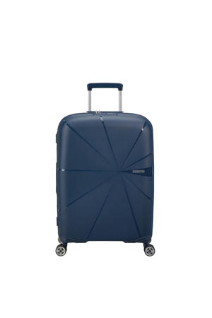 Wehkamp American Tourister trolley Starvibe 67 cm. Expandable donkerblauw aanbieding