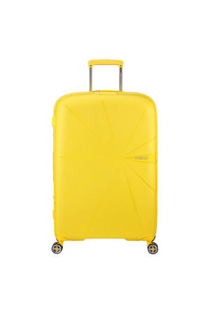 Wehkamp American Tourister trolley Starvibe 77 cm. Expandable geel aanbieding