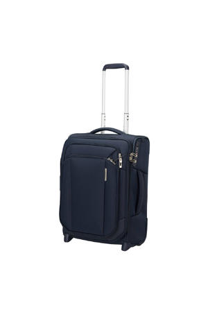trolley Respark 55 cm. Expandable donkerblauw