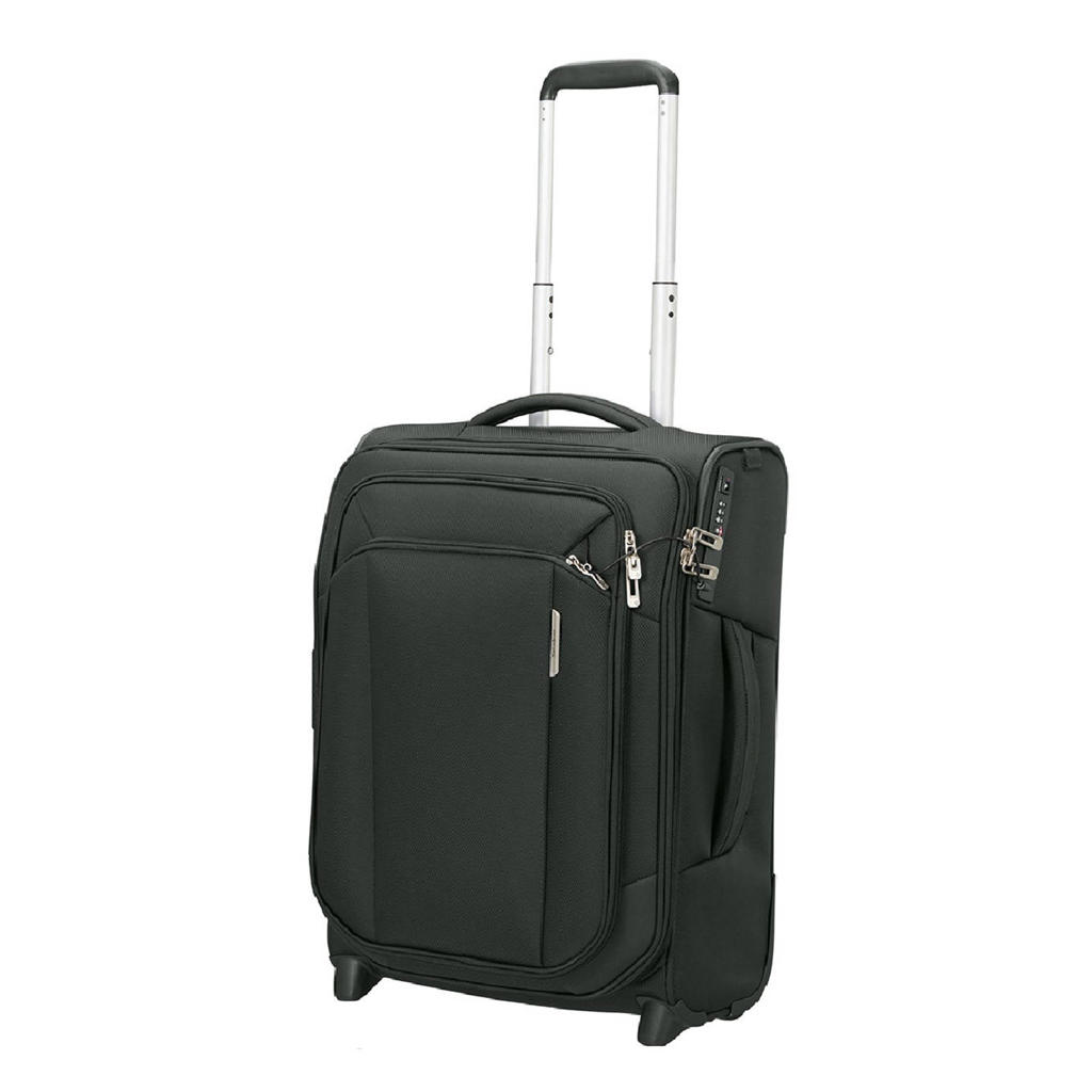 Samsonite trolley Respark 55 cm. Expandable donkergroen