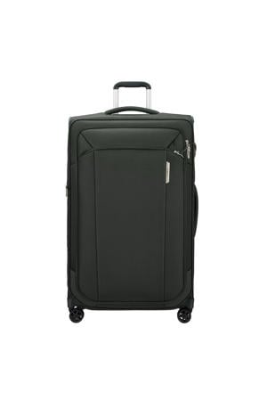 trolley Respark 79 cm. Expandable donkergroen